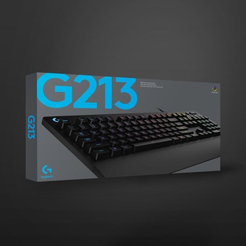 Klawiatura Logitech 920-008093 (mechaniczna; USB 2.0; (US); kolor czarny) Klawiatura Logitech 920-008093 (mechaniczna; USB 2.0; (US); kolor czarny)