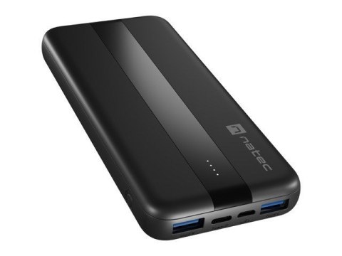 NATEC POWERBANK TREVI SLIM Q V2 10000MAH PD USB-C 20W + USB-A 18W + KABEL USB-C NATEC POWERBANK TREVI SLIM Q V2 10000MAH PD USB-C 20W + USB-A 18W + KABEL USB-C
