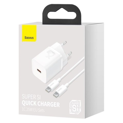 BASEUS ŁADOWARKA SIECIOWA Z KABLEM TZCCSUP-L02 1C BASEUS ŁADOWARKA SIECIOWA Z KABLEM TZCCSUP-L02 1C